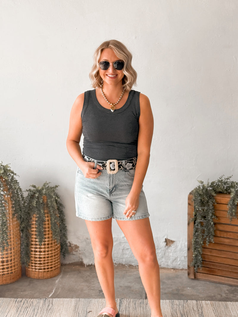Shandi Tank in Ash Black