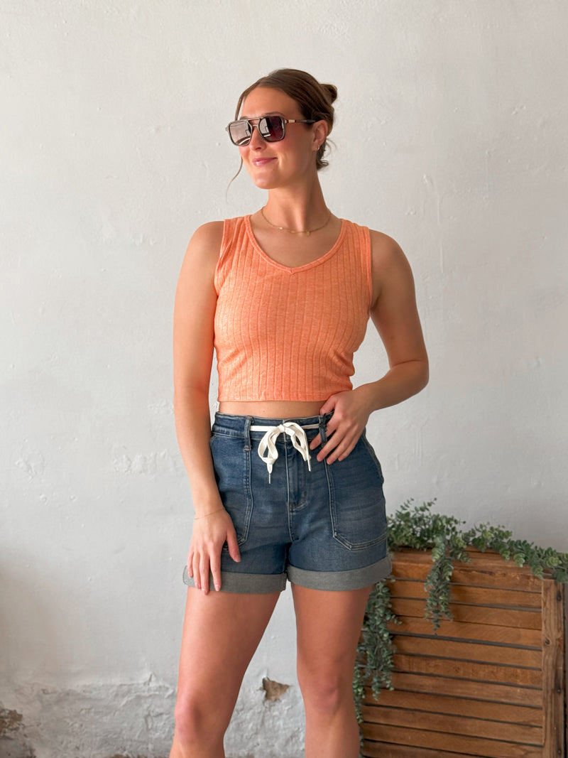 Tish V-Tank in Orange