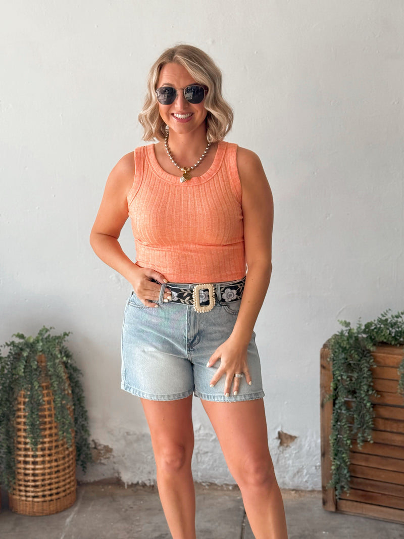 Tiana Tank in Orange