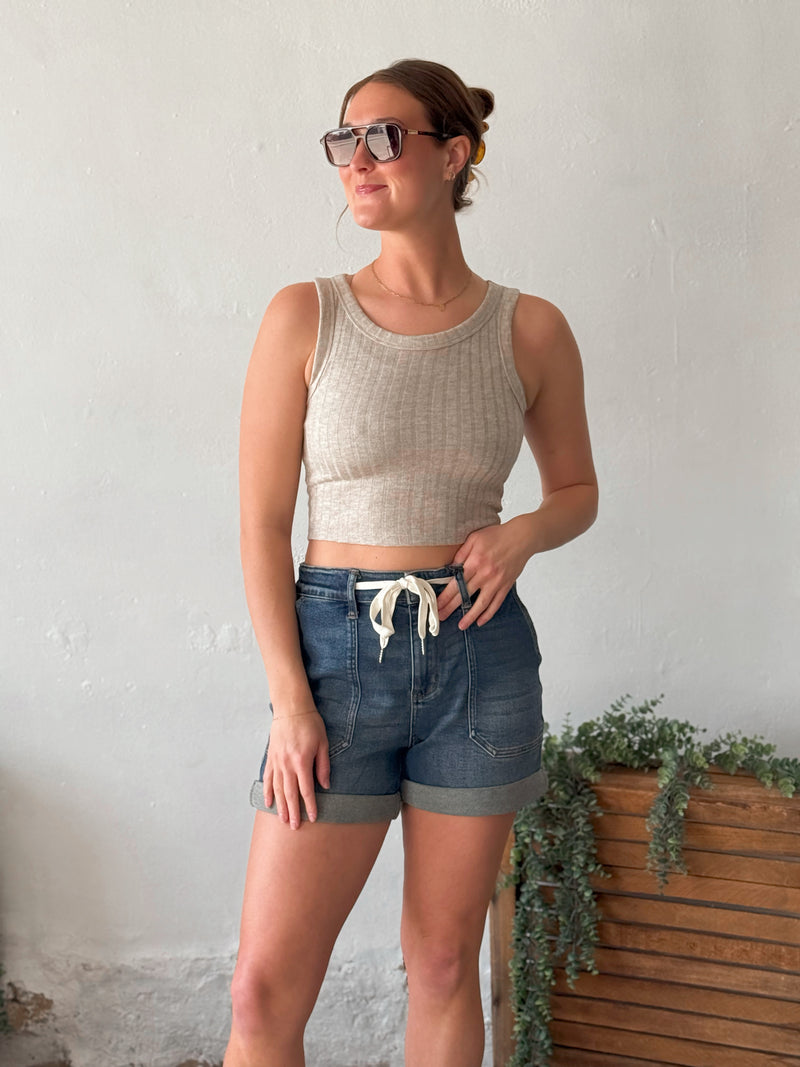 Tiana Tank in Mocha