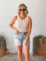 Joy Stripe Tank - Red Multi