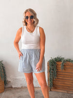 Stripe Boxer Shorts - Blue Stripe