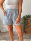 Stripe Boxer Shorts - Blue Stripe
