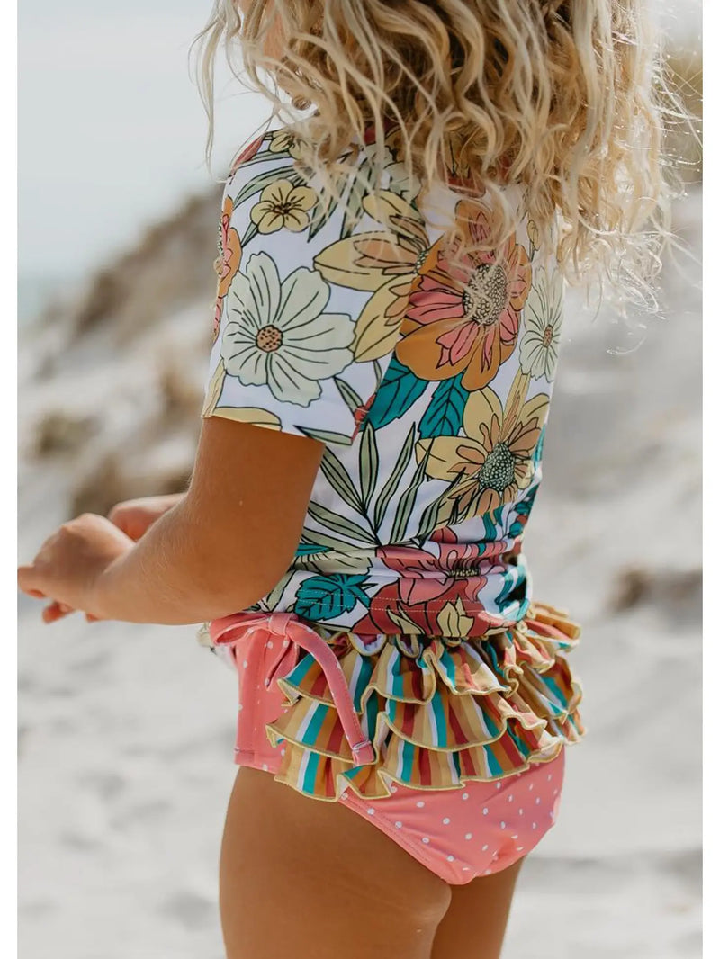Pink Tropical Swimsuit