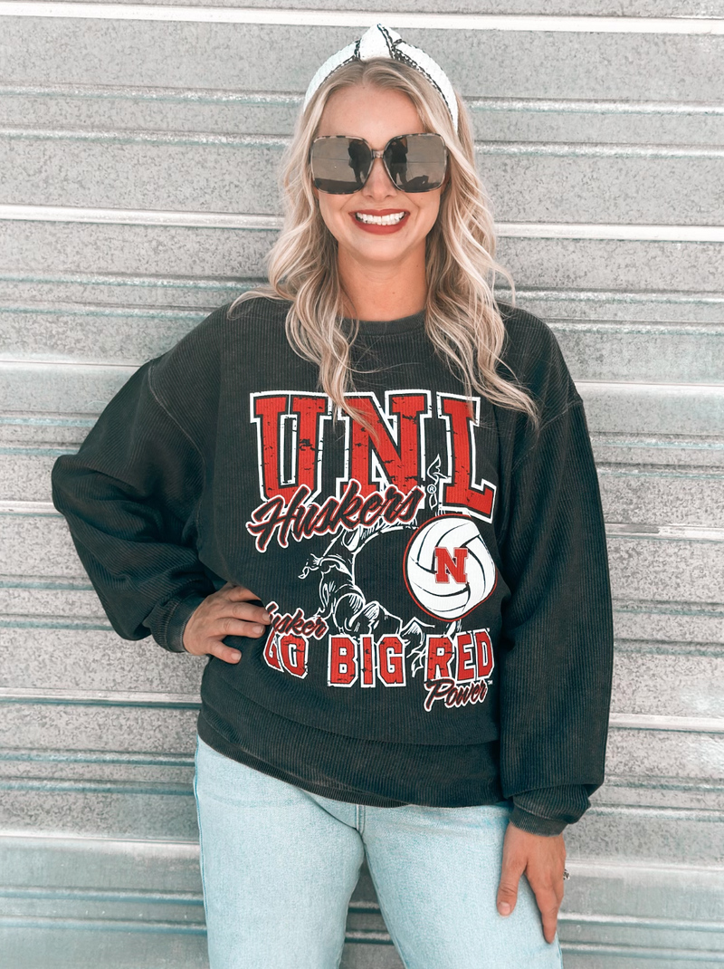 Nebraska Volleyball Corded Sweatshirt