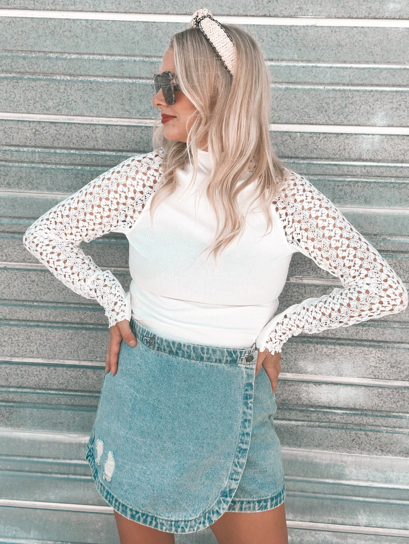 Suri Top in White