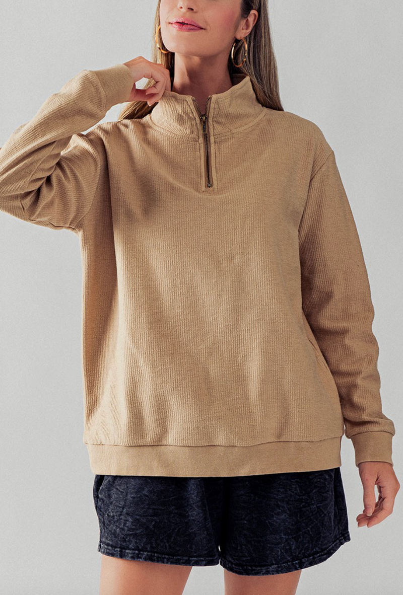 Bobcats Corded Quarter Zip