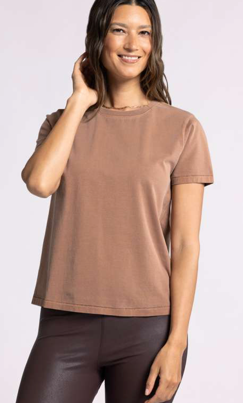 Asher Tee in Clove