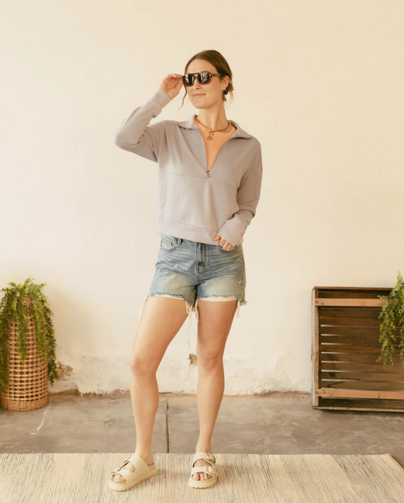 Bridget Pullover in Lavender