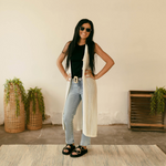 Marli Crochet Vest in Off White