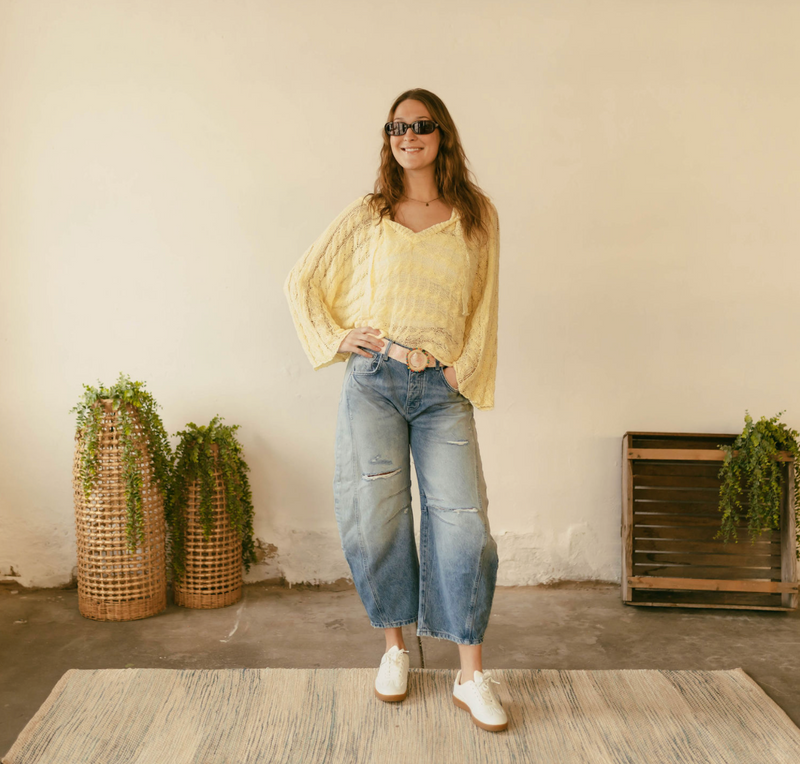 Kayli Sweater in Butter Yellow