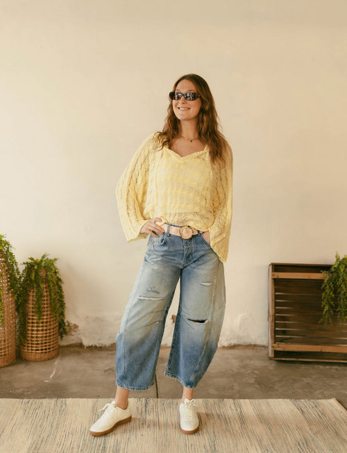 Kayli Sweater in Butter Yellow