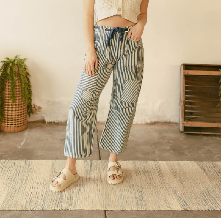 Free People Moxie Railroad - Dark Slate