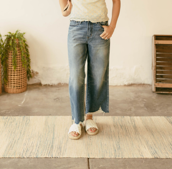 Judy Blue Cropped Wide Leg