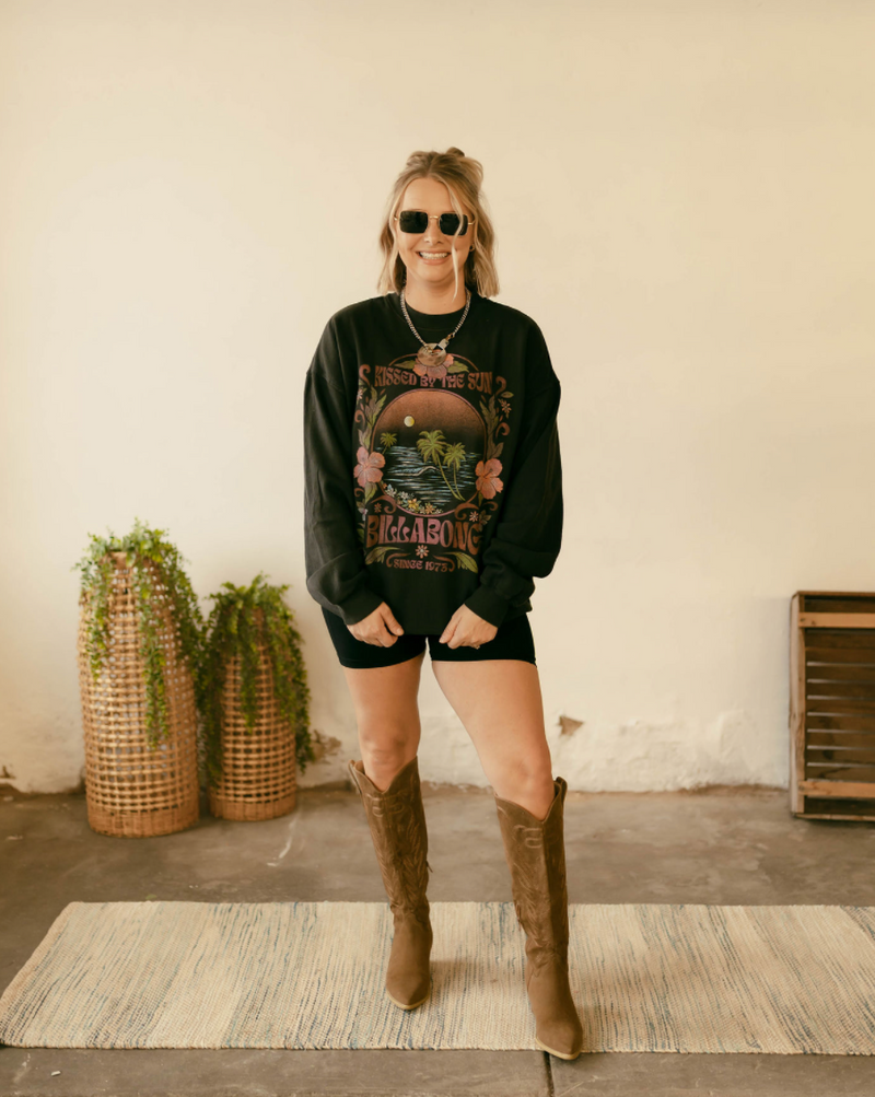 Ride In Sweater in Black