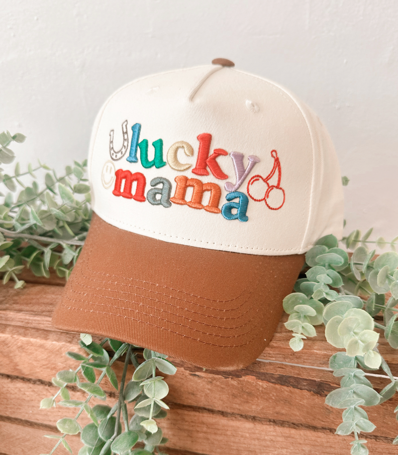 Lucky Mama Embroidered Hat
