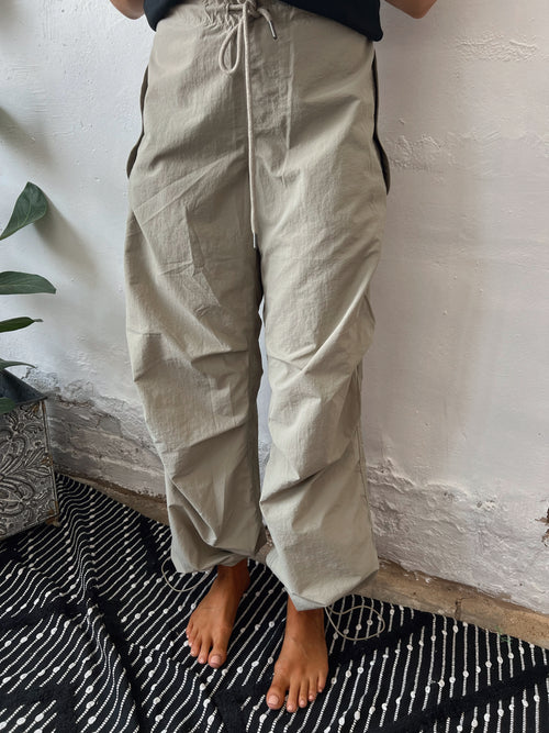 Nylon Cargo Pants