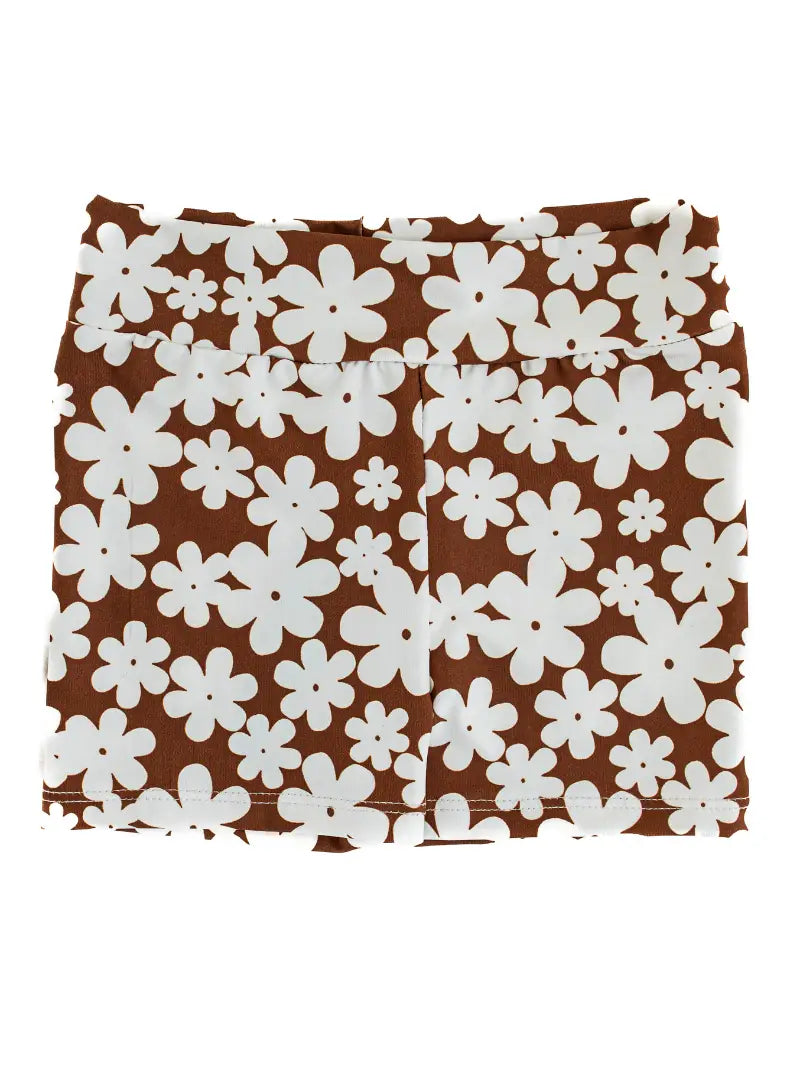 Kenya Biker Shorts in Flower Child