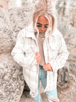 Tullis Jacket in Coconut Ash Plaid