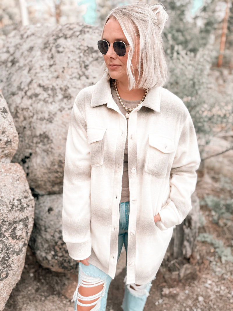 Tullis Jacket in Sand Ombre