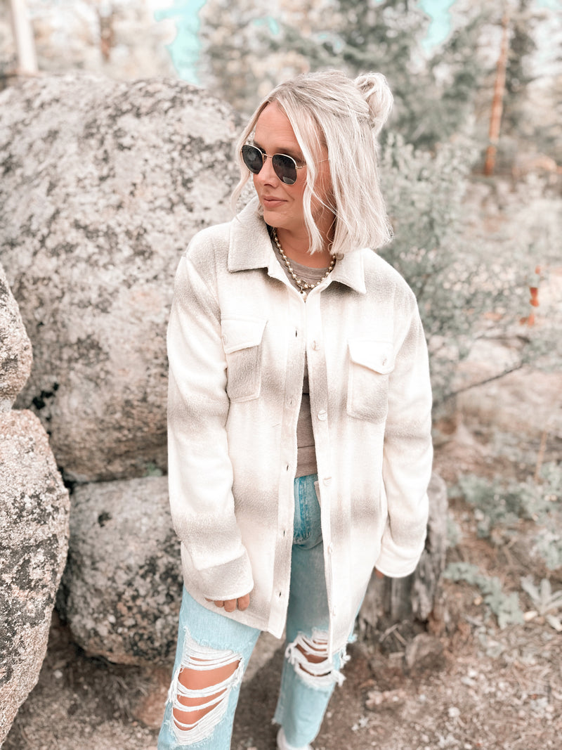 Tullis Jacket in Sand Ombre