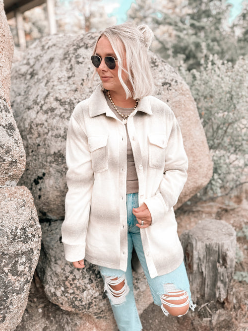 Tullis Jacket in Sand Ombre
