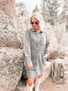 Kieran Dress in Black Acid
