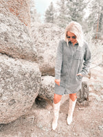 Kieran Dress in Black Acid