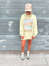 Billabong Ride In Sweatshirt in Acid Yellow