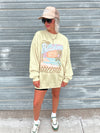 Billabong Ride In Sweatshirt in Acid Yellow