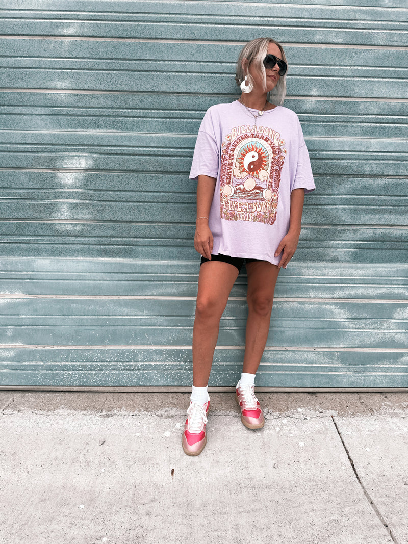 Billabong Lavender Surf Trip Tee