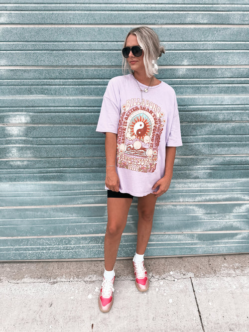 Billabong Lavender Surf Trip Tee