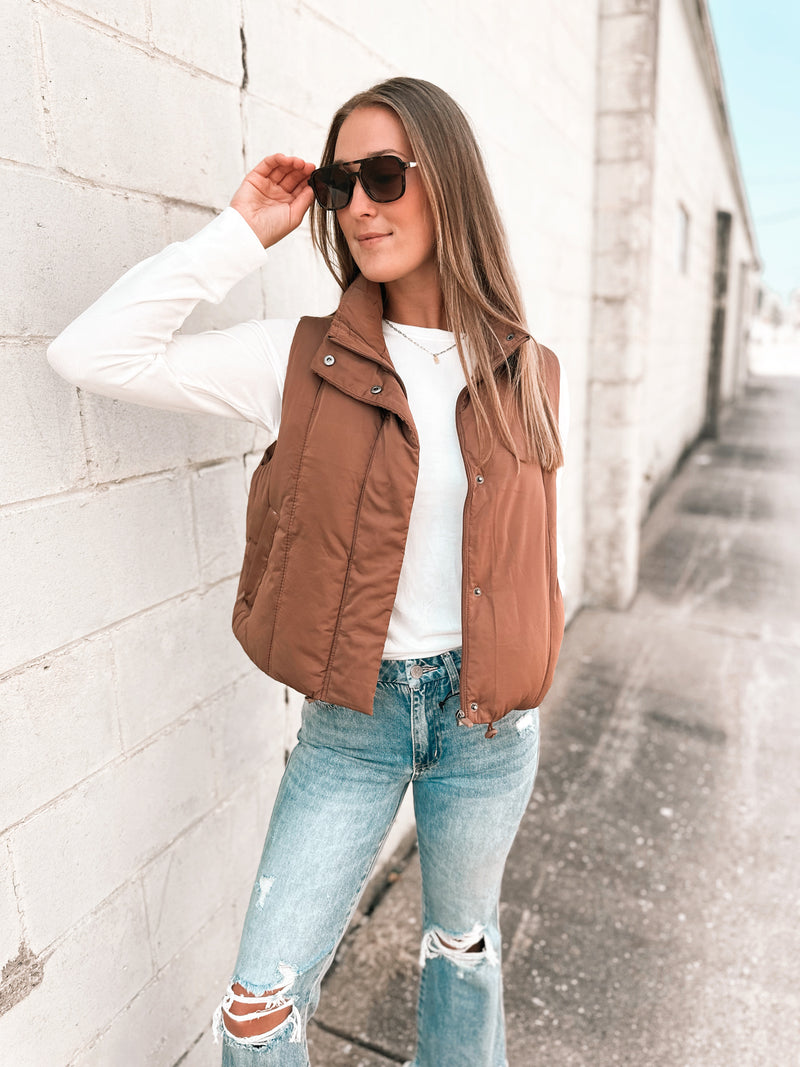 Anya Vest in Clove