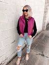 Anya Vest in Raspberry