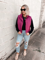 Anya Vest in Raspberry