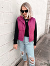 Anya Vest in Raspberry