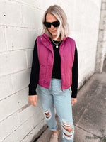 Anya Vest in Raspberry