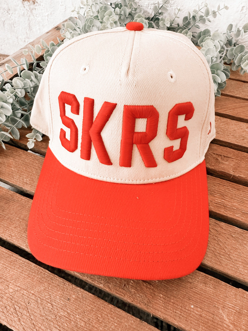SKRS Red & Cream Hat