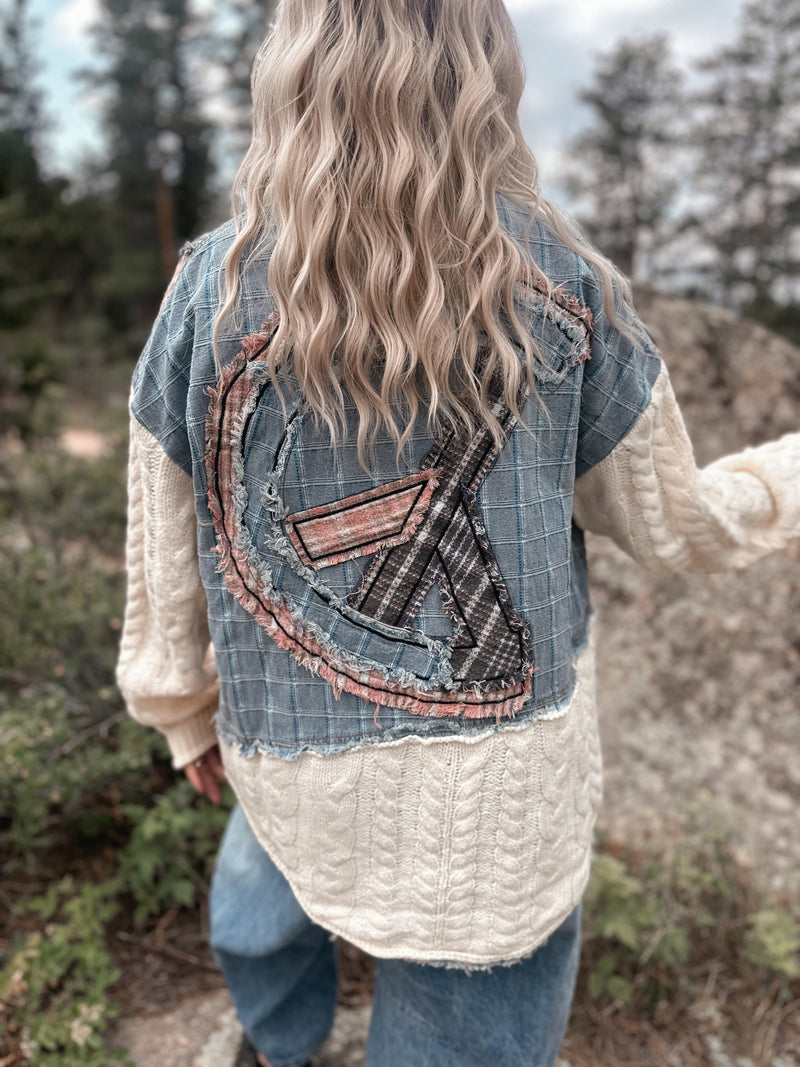 Bryce Sweater Jacket in Oatmeal