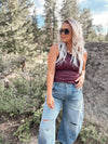 Edlin Tank in Wine Heather