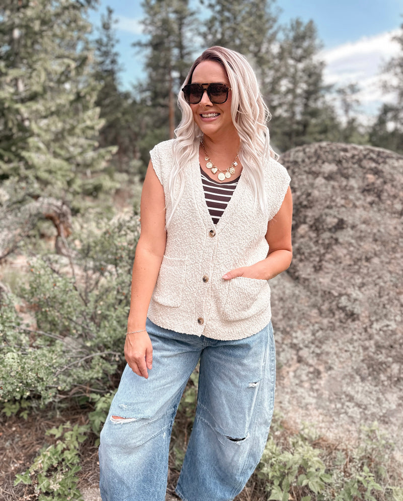 Emma Cardigan - Antique White