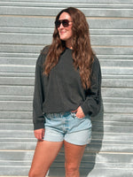 Keep It Casual Sweatshirt in Black
