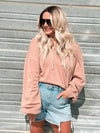 Kati Hoodie in Dark Taupe