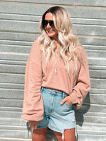 Kati Hoodie in Dark Taupe