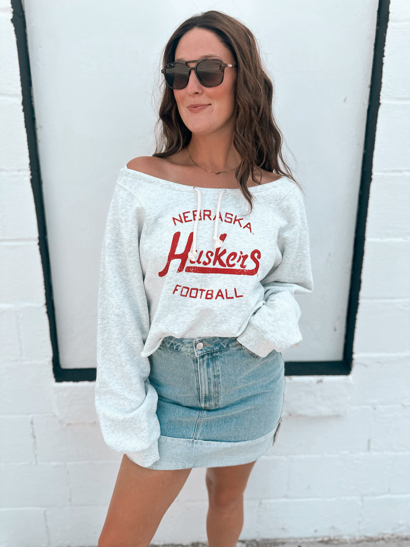 Nebraska Huskers Tie Off Sweatshirt