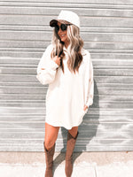 Hudson Scuba Mini Dress in Alpaca