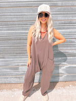 Brylee Jumpsuit in Charcoal