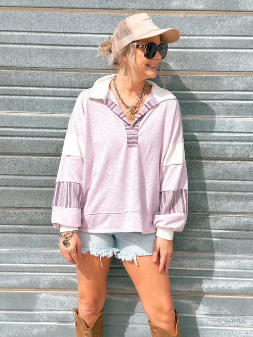 Vivi Sweatshirt in Lavender