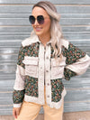 Jesslyn Jacket in Cream & Black Floral