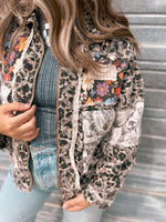 Mable Jacket in Leopard Multi